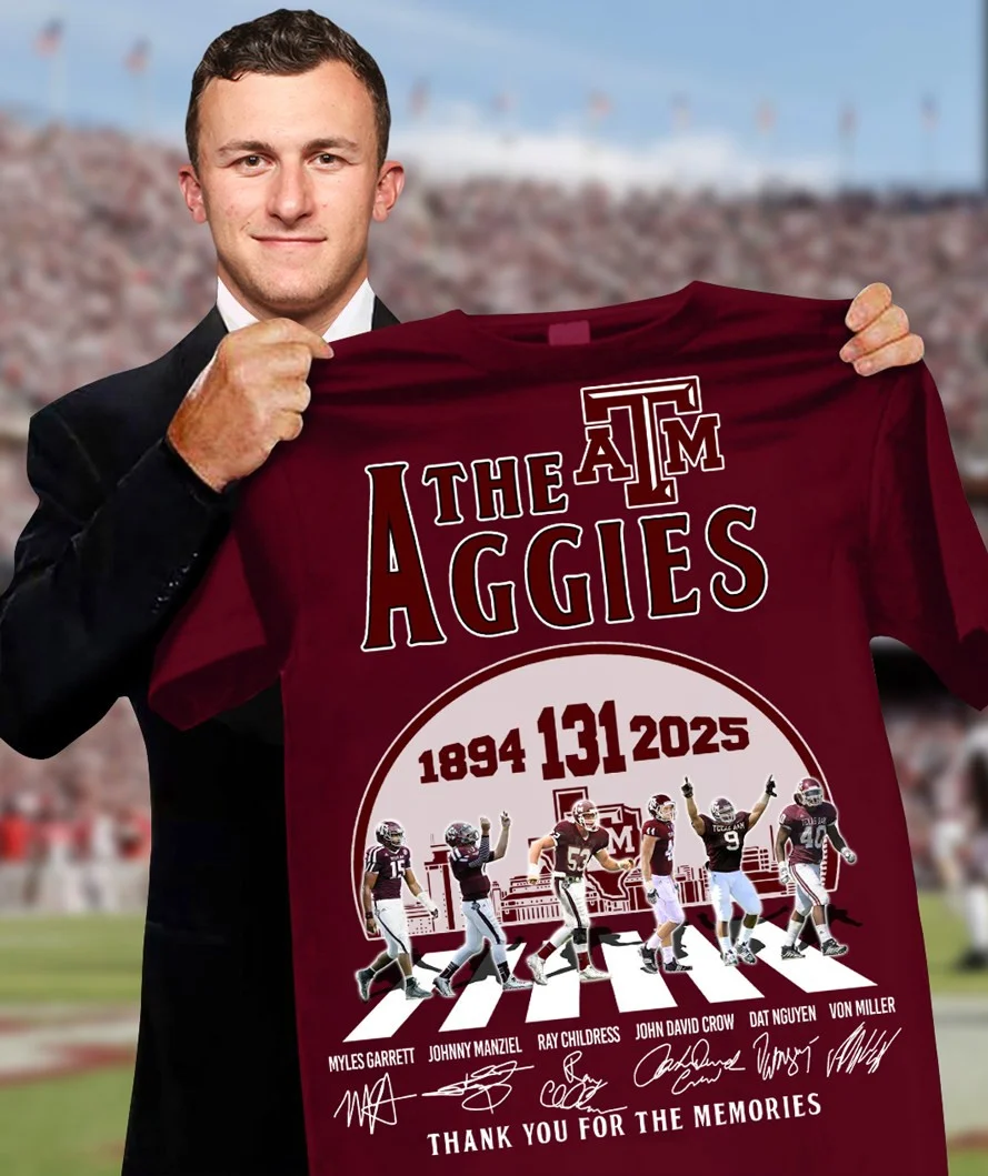 1894 2025 Texas A&M Aggies Thank You For The Memories T-Shirt For Football Fans