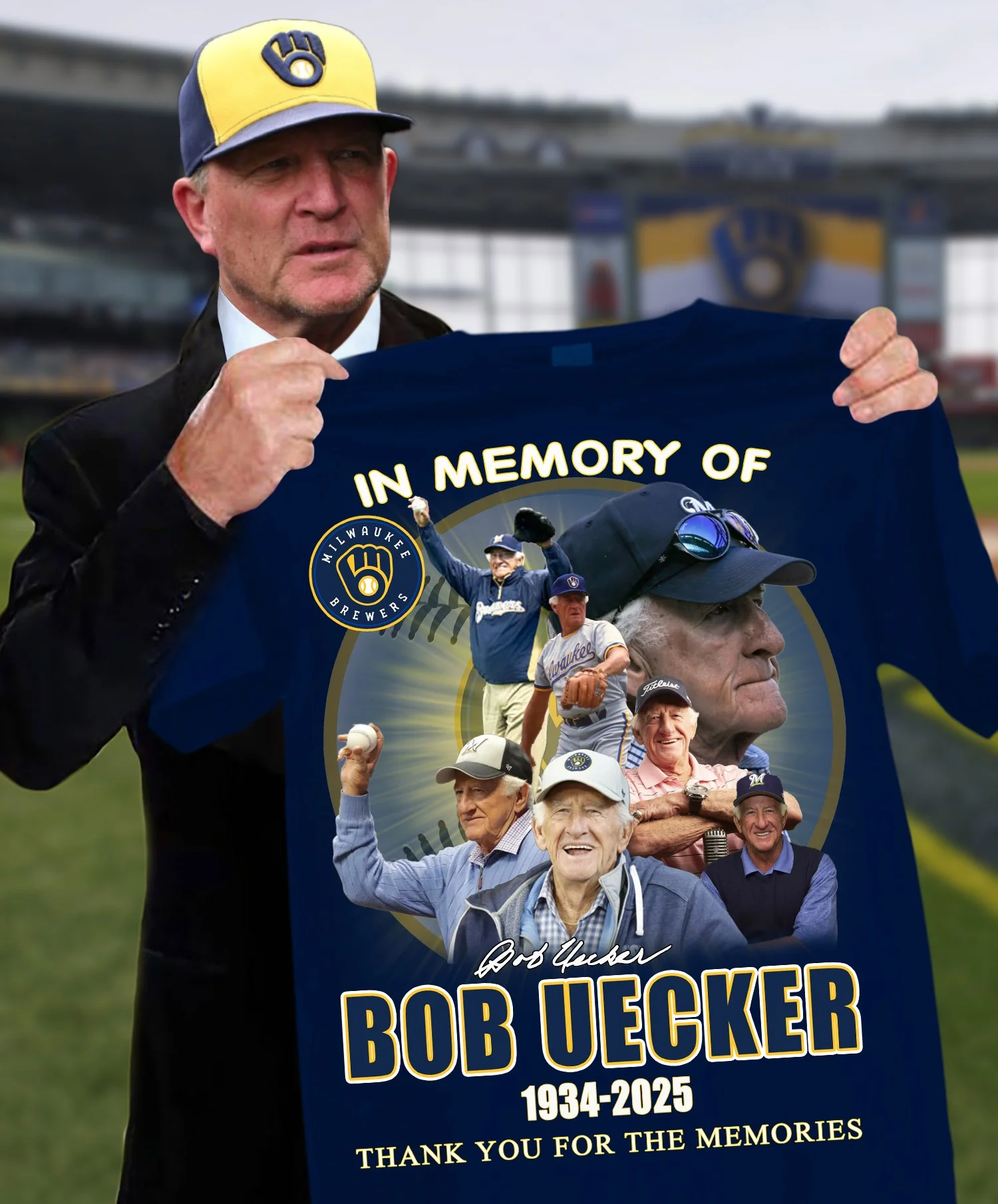 1934-2025 In Memory Of Bob Uecker Thank You For The Memories Shirt