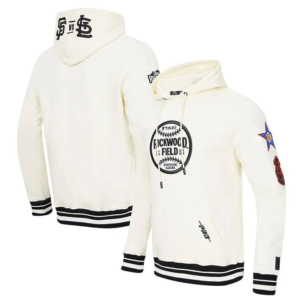 2024 MLB At Rickwood Field A Tribute To The Negro Leagues Pro Standard Cream Hoodie
