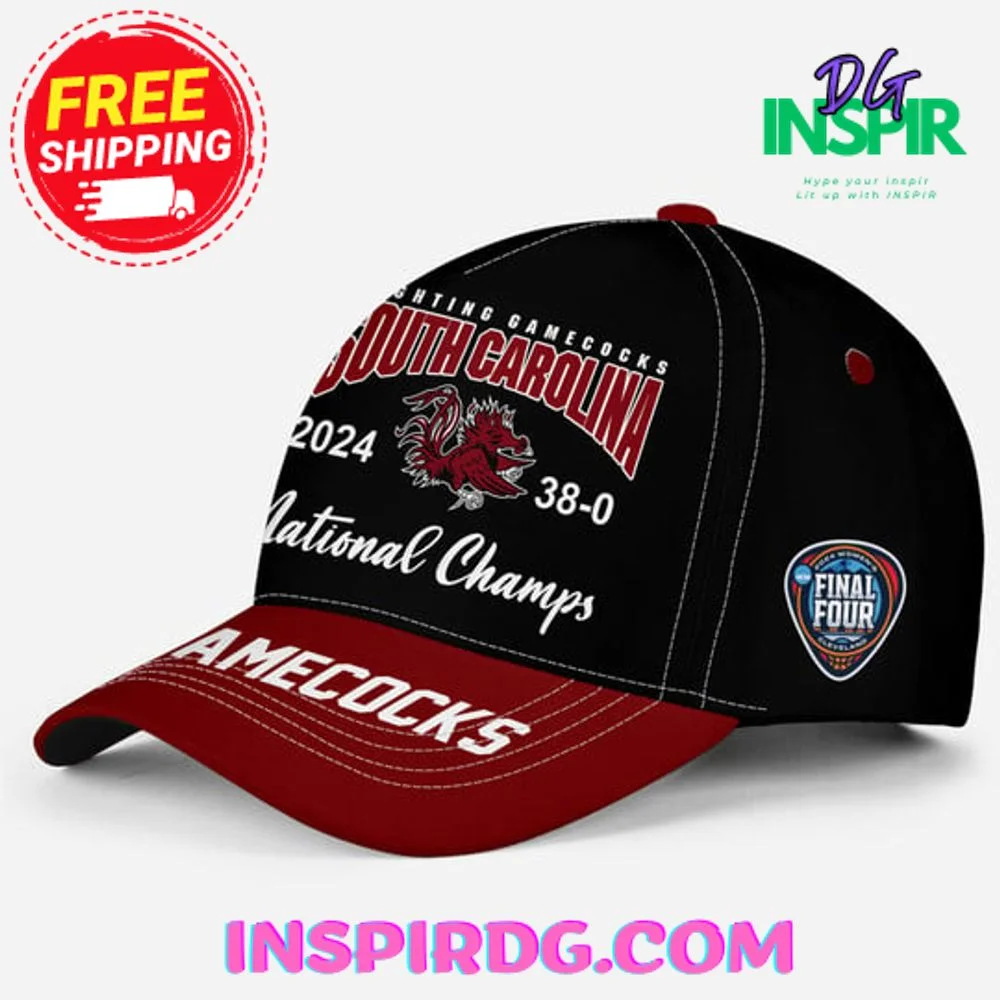 2024 NCAA Women's Basketball National Champions South Carolina Gamecocks Cap