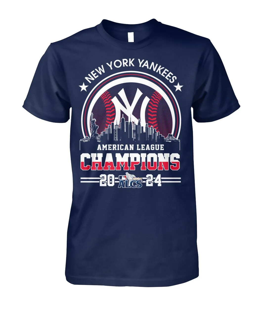 2024 New York Yankees World Series T-Shirt For Basketball Fan