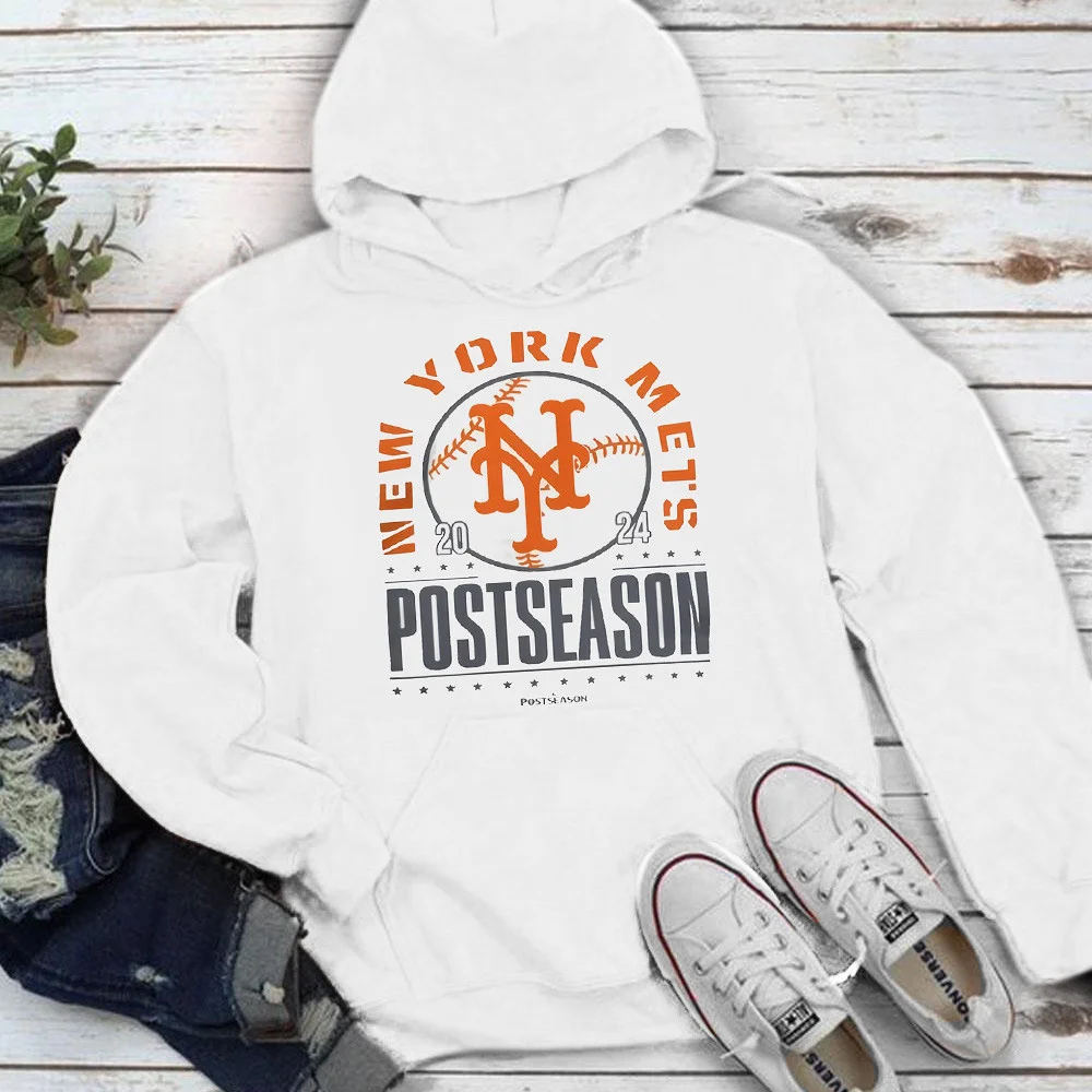 2024 Playoffs Mlb Postseason New York Mets Reveal Logo Hoodie