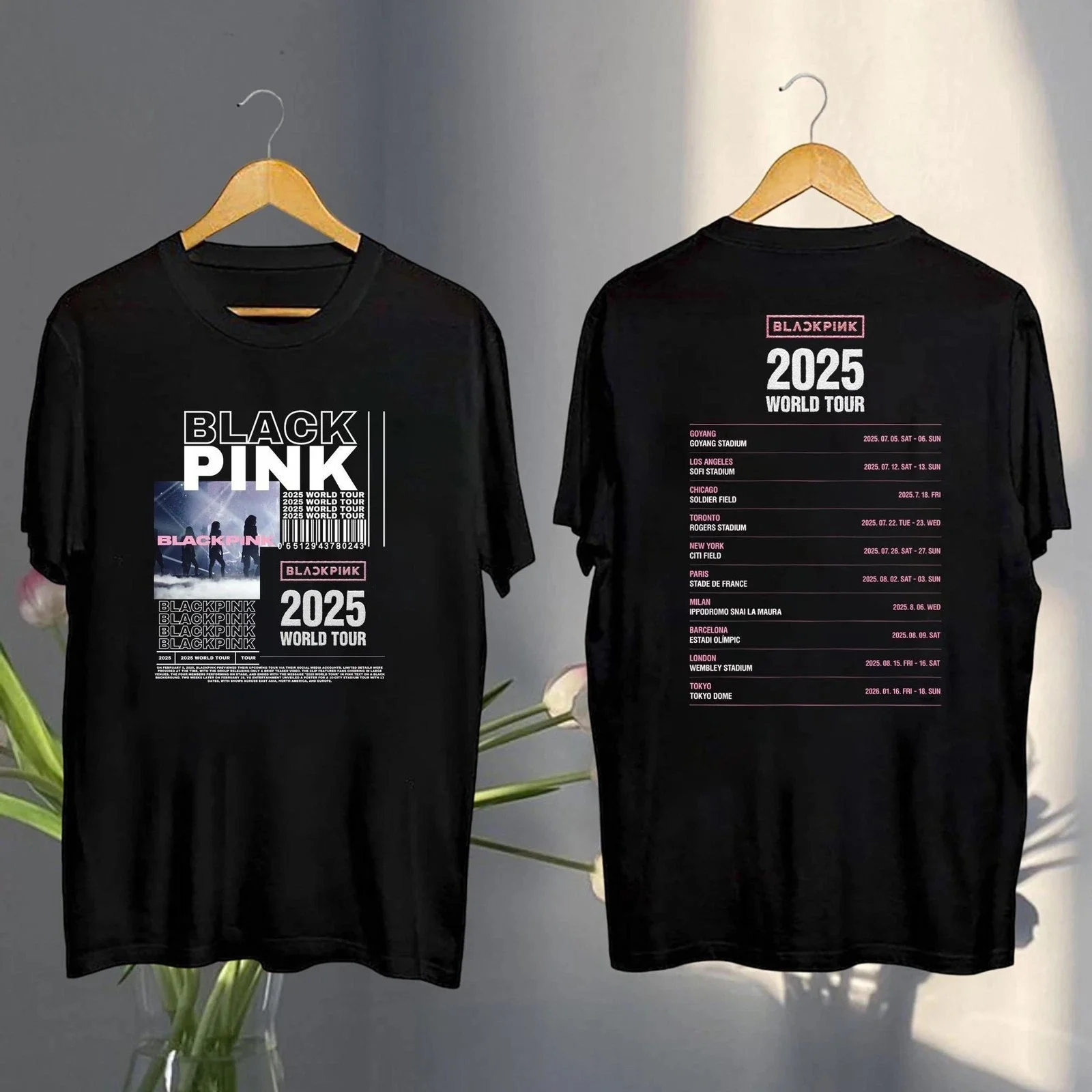 2025 Black Pink World Tour T-Shirt For Blackpink Fans