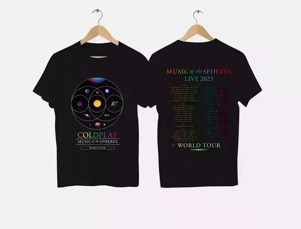 2025 Coldplay World Tour T-Shirt For Fans Music Lovers Gifts
