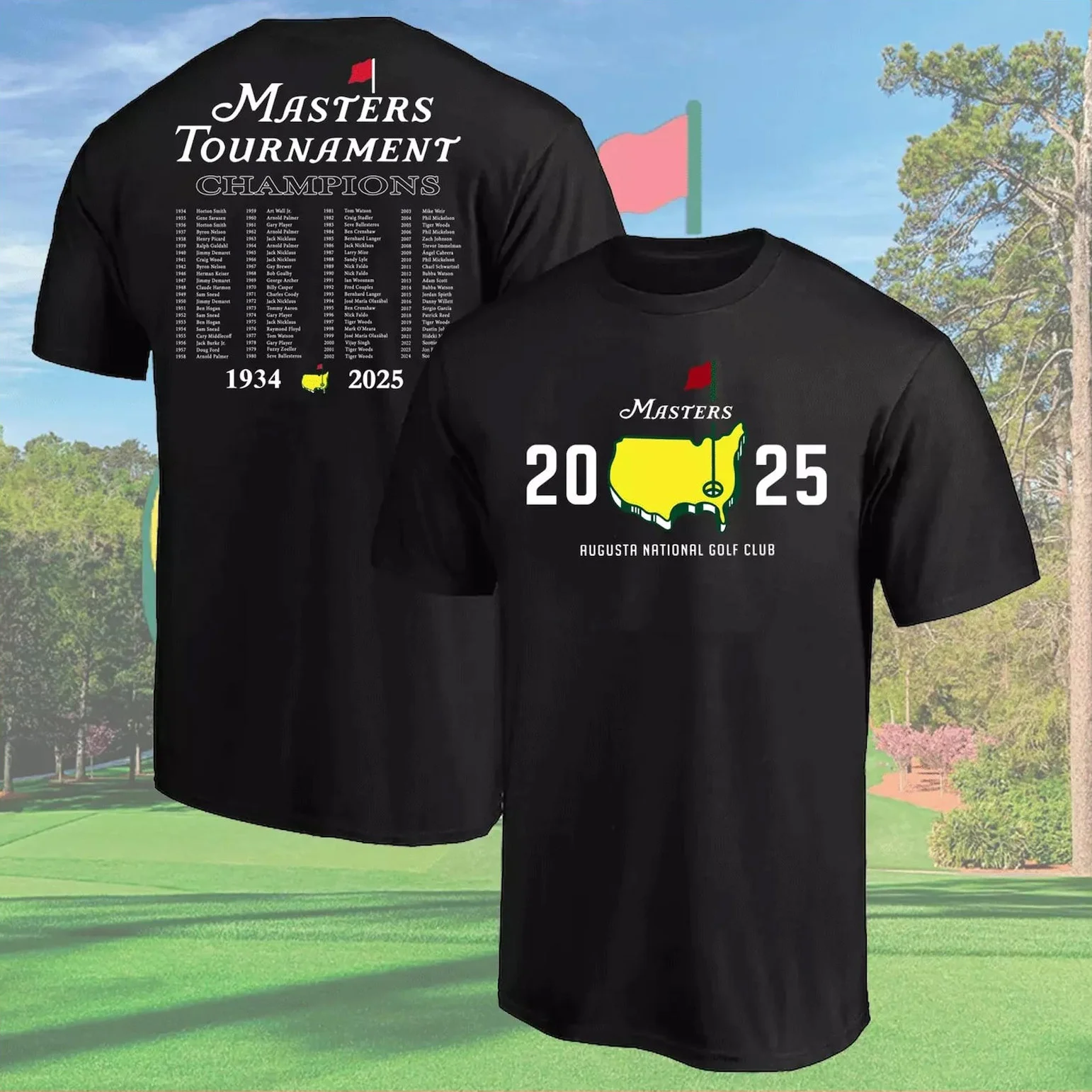 2025 Masters Tournament Augusta National Golf Club T-Shirt For Golfers