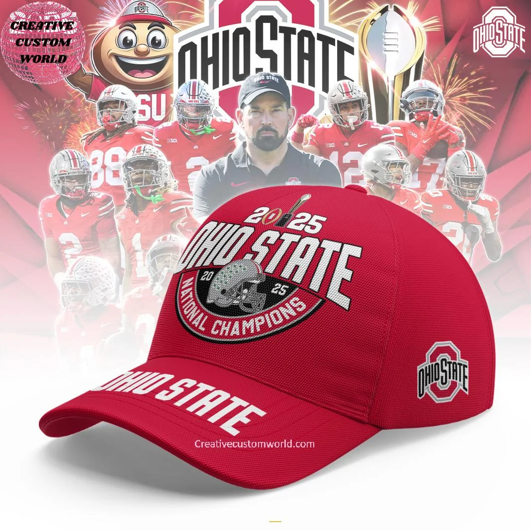 2025 Ohio State Football National Champions Limited Edition Cap