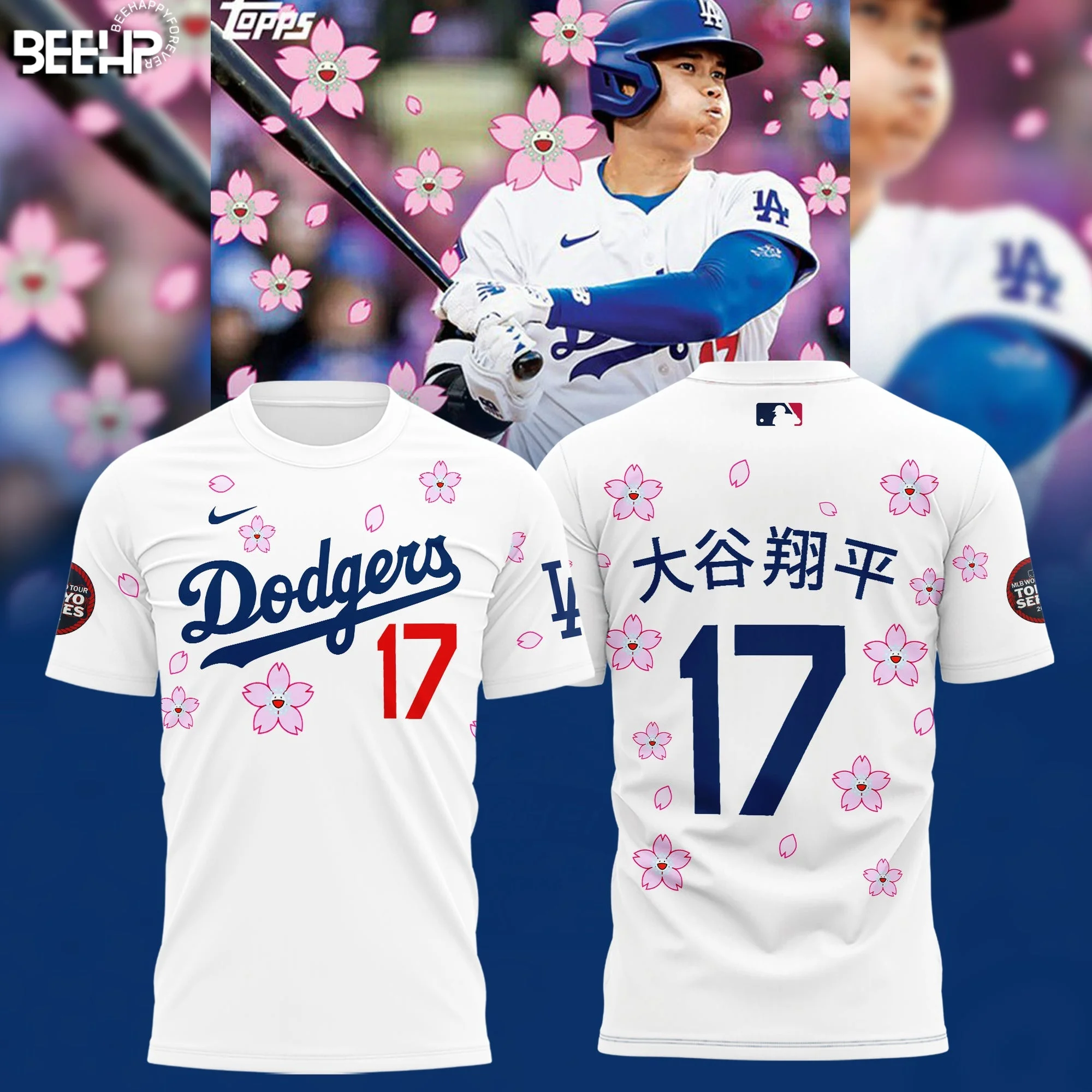 2025 Takashi Murakami Los Angeles Dodgers T-Shirt For Dodgers Fans