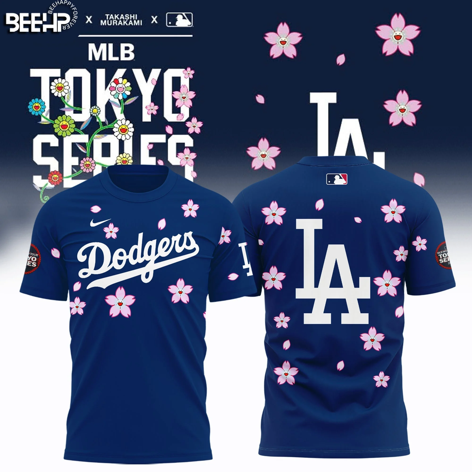 2025 Tokyo Series Takashi Murakami Los Angeles Dodgers T-Shirt