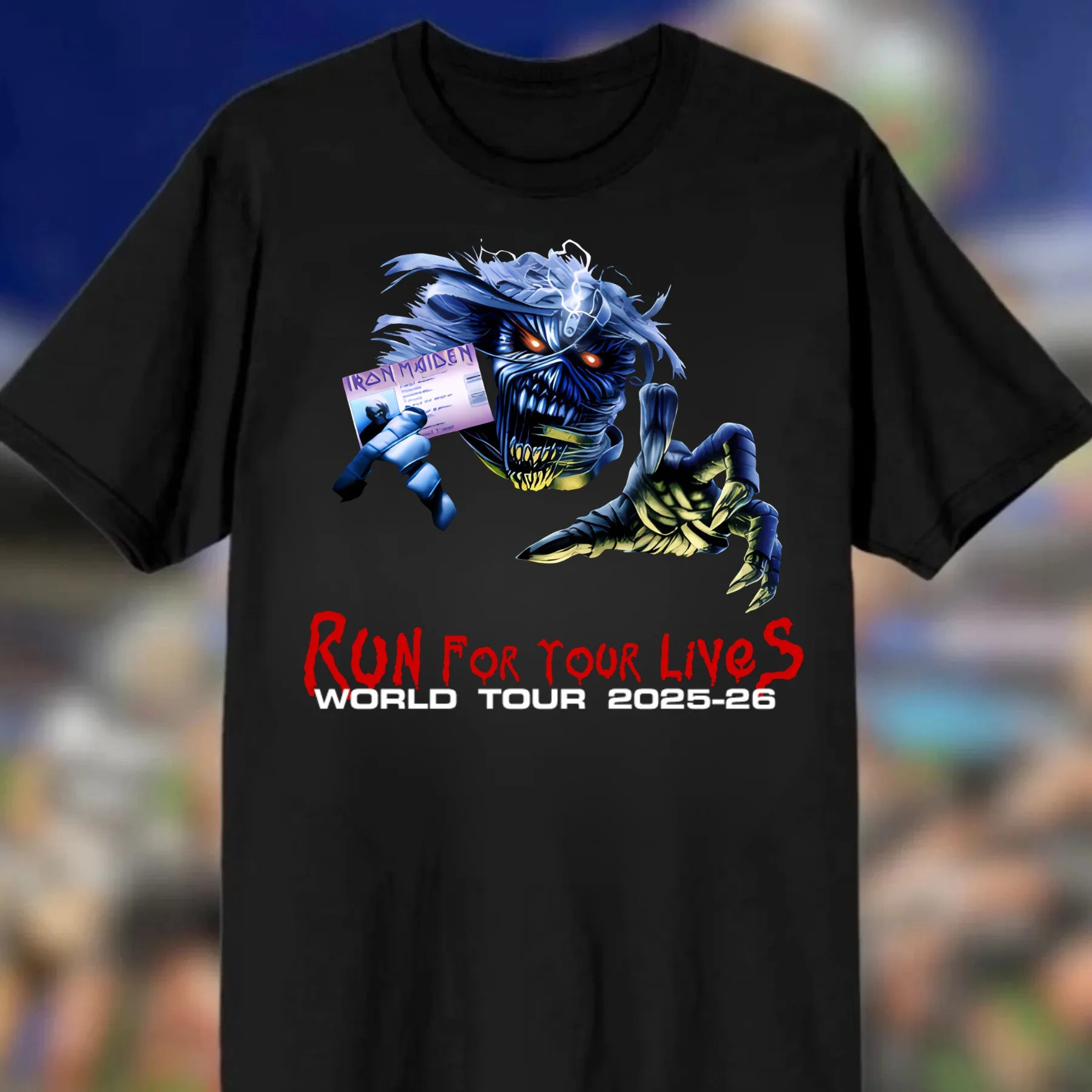 2025 World Tour Run For Your Lives T-Shirt For Music Enthusiasts