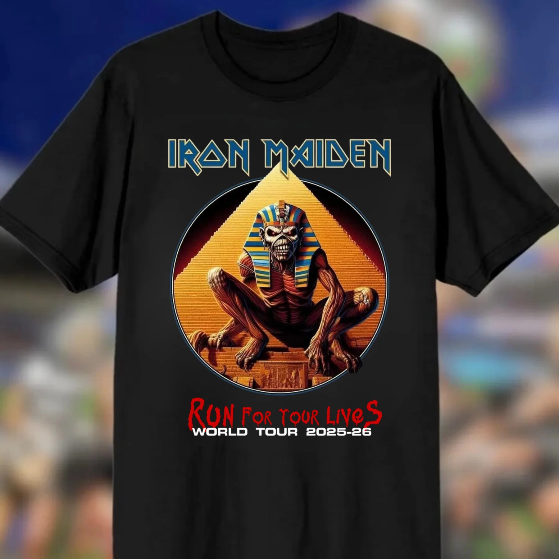 2025 World Tour Run for Your Lives Powerslave T-Shirt