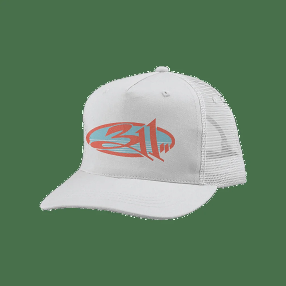 311 Merch White 311 Trucker Hat Gifts For Band Fans