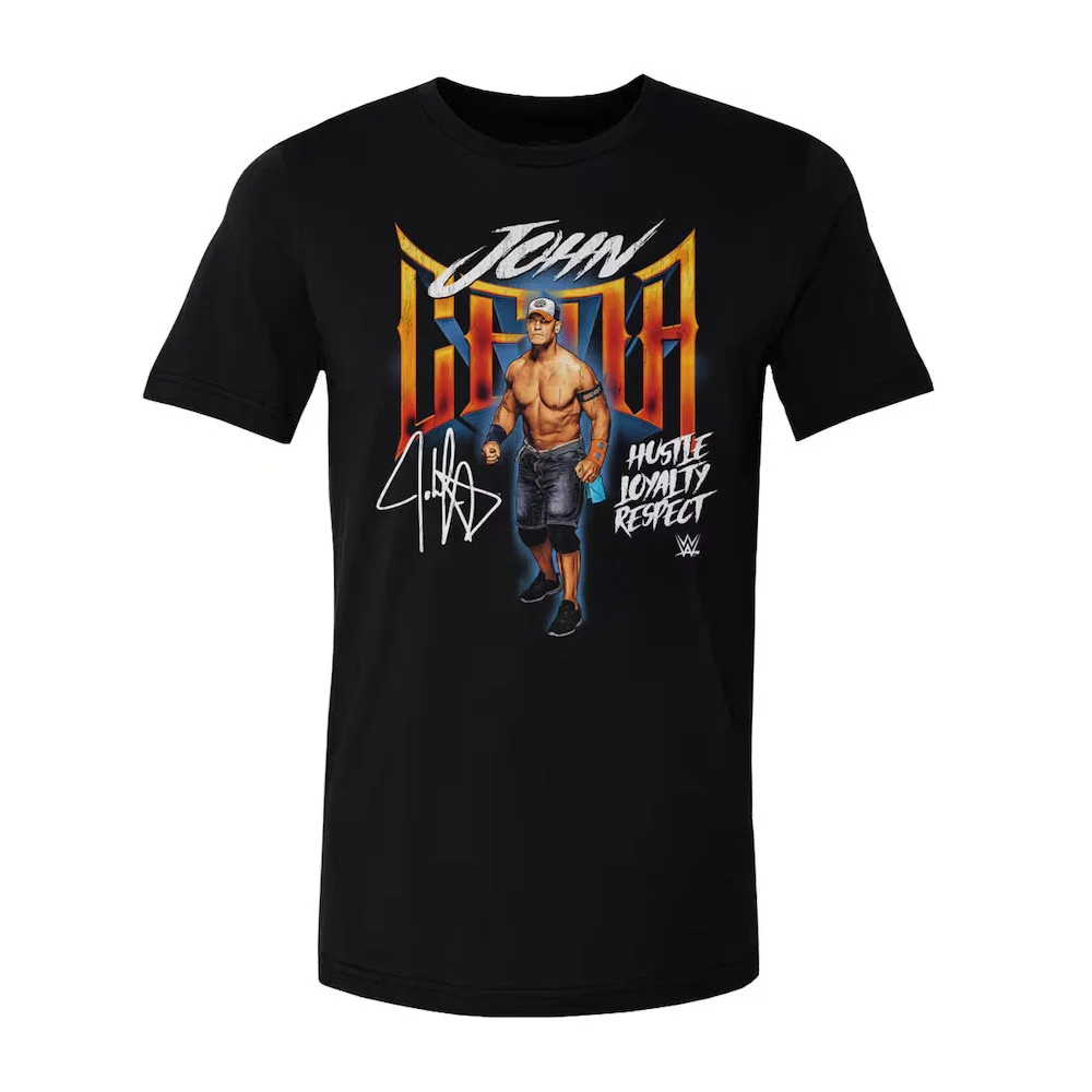 500 Level Black John Cena Hustle Loyalty Respect Grunge T-Shirt
