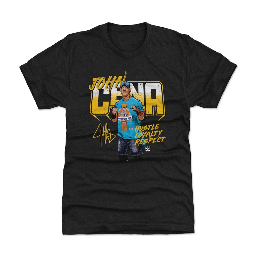 500 Level Heather Black John Cena Hustle Loyalty Respect T-Shirt