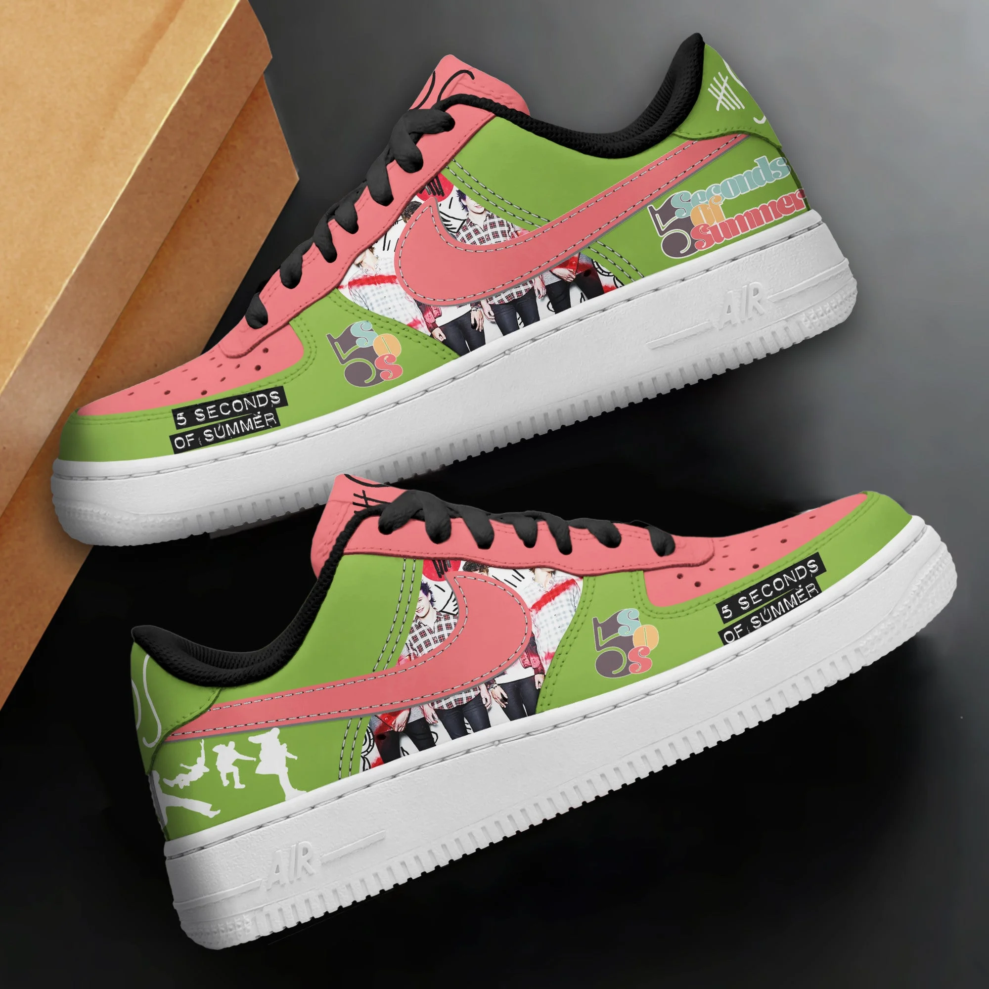 5 Seconds of Summer Air Low-Top Sneakers Shoes For Men And Women - Image 4
