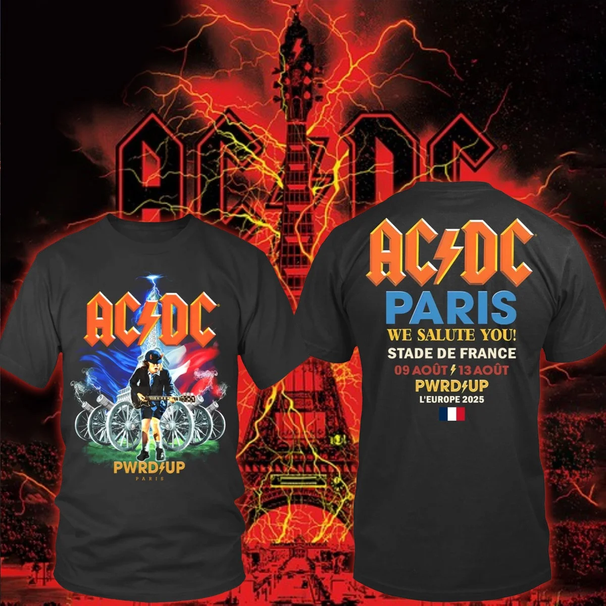 AC'DC - PWR UP World Tour T-Shirt