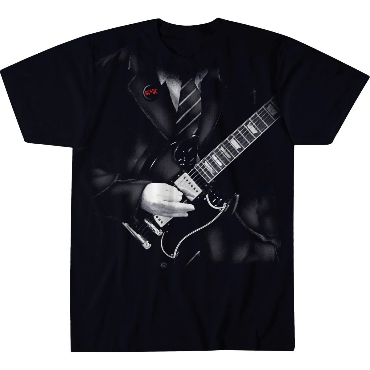 ACDC Angus Young Black T-Shirt For People Who Like Music