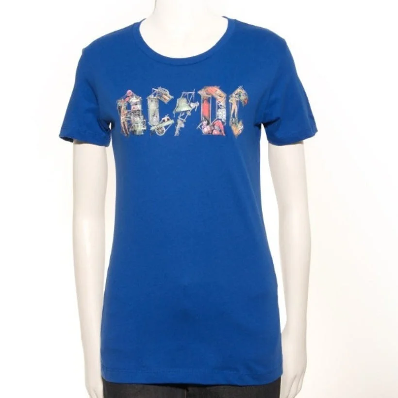 ACDC Blue T-Shirt Mothers Day Present Ideas