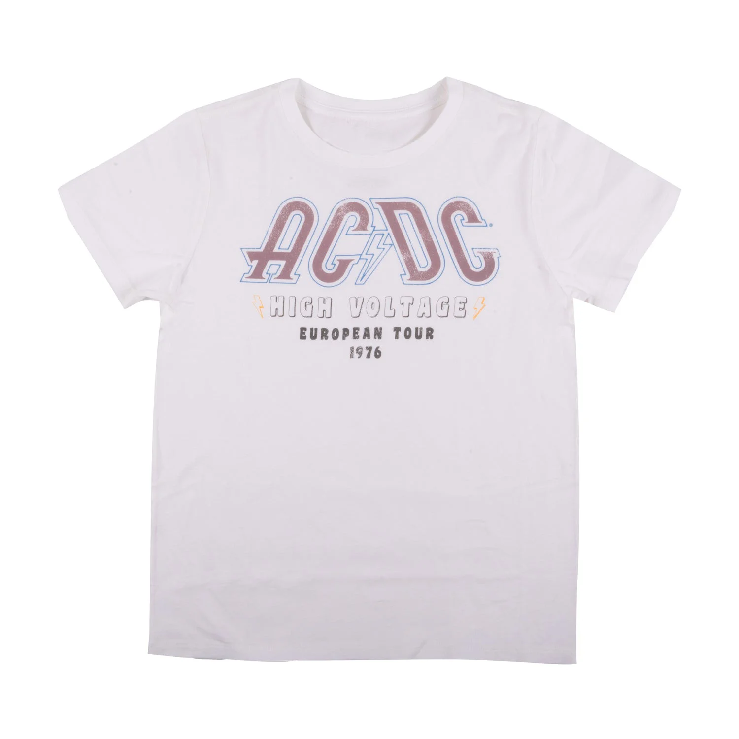 ACDC High Voltage European Tour 1976 Womens T-shirt Meaningful Gifts For Mom