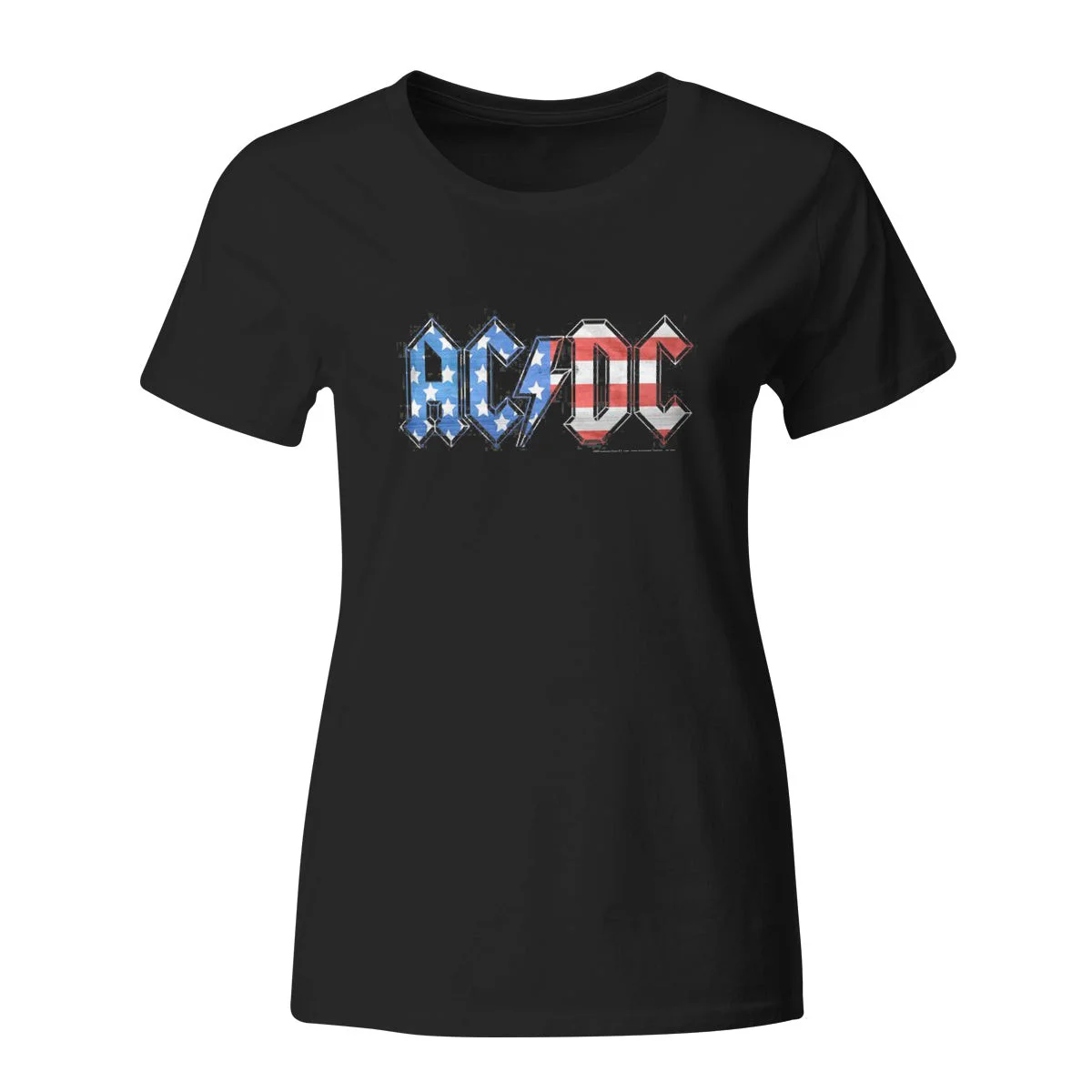 ACDC Old Glory T-Shirt For Women's Awesome Mother's Day Gifts 2025