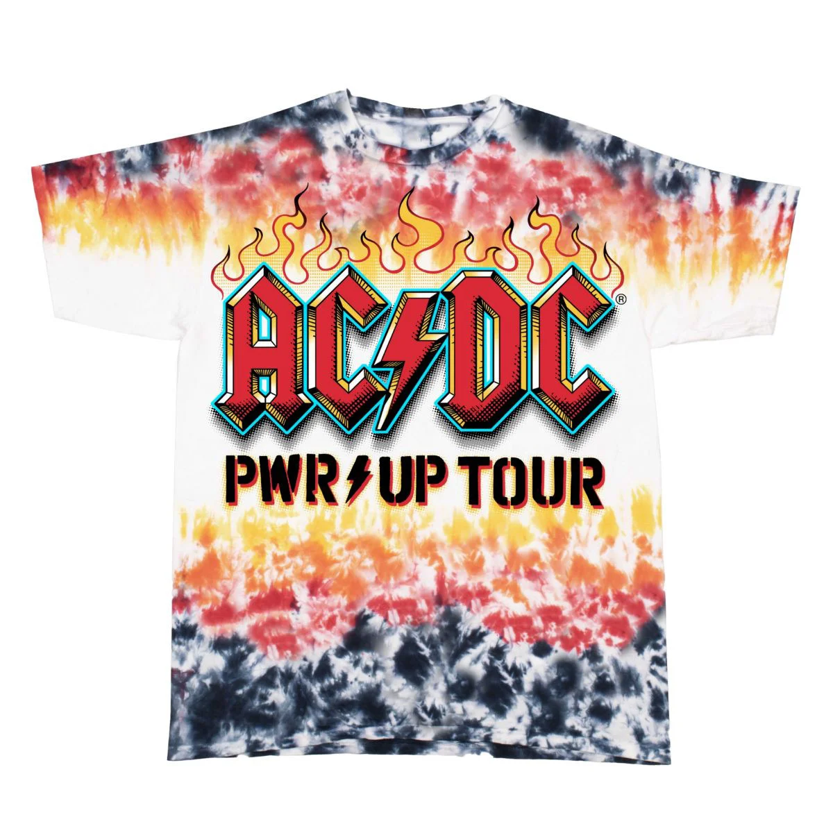 ACDC PWR UP Tour Tie Dye T-Shirt