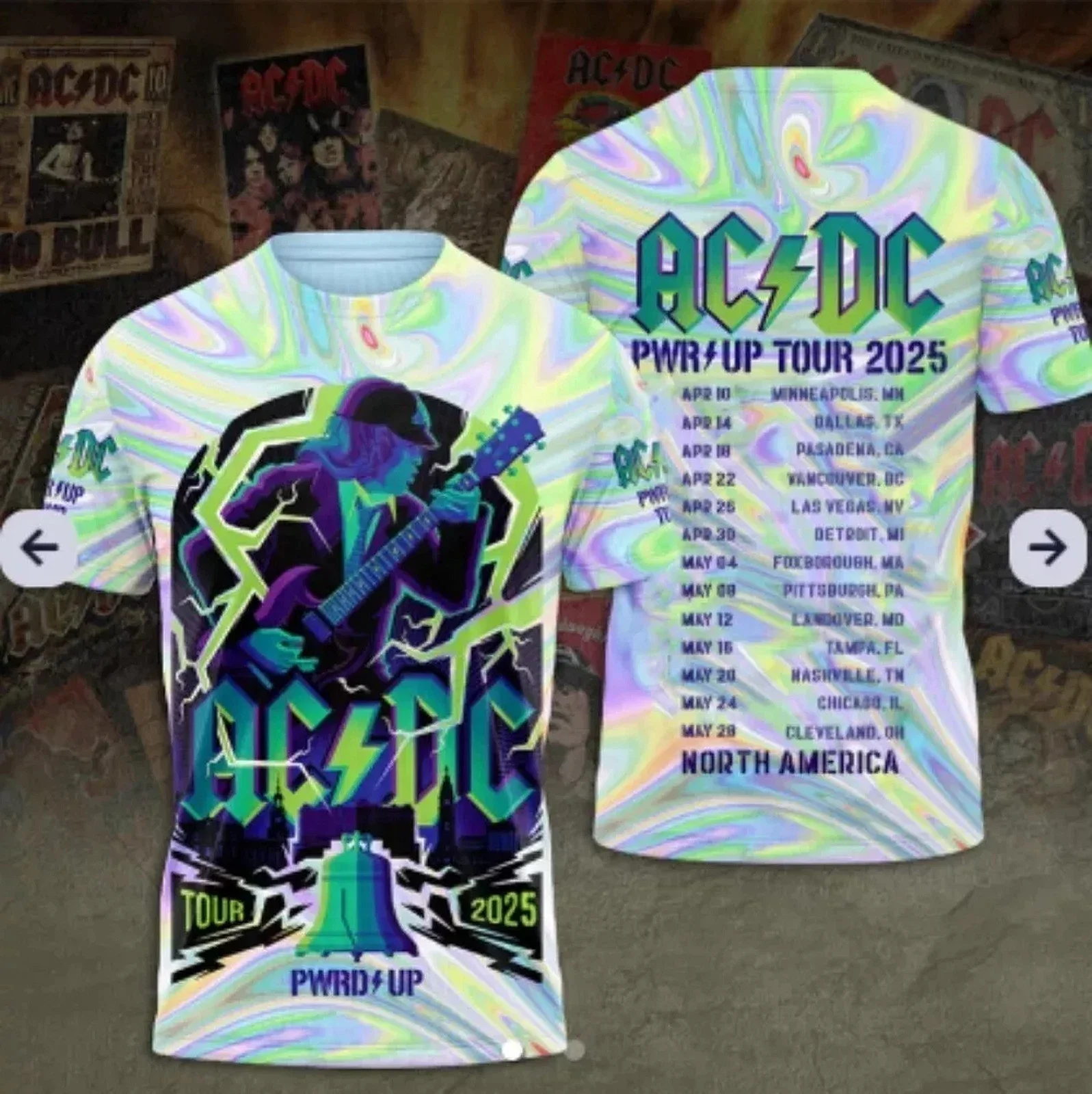 ACDC Power Up Tour 2025 T-Shirt