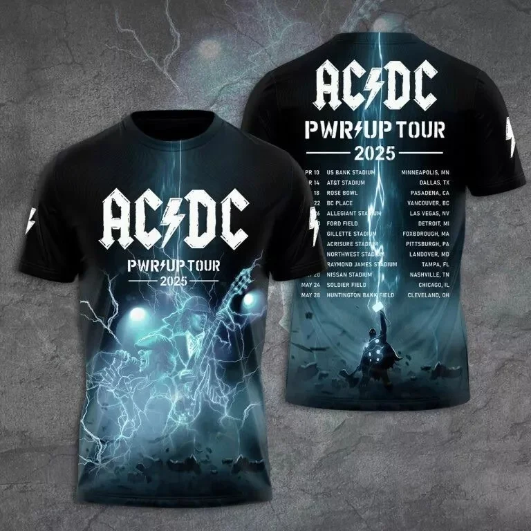 ACDC Power Up Tour 2025 Unisex T-Shirt