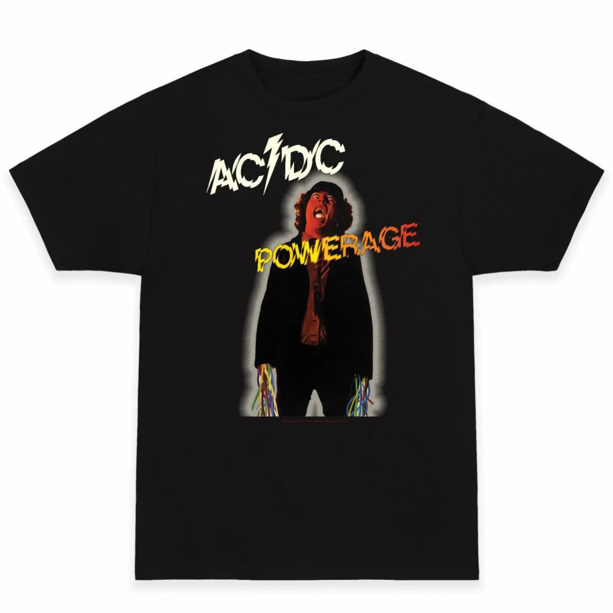 ACDC Powerage Black T-Shirt Useful Gifts For Dad