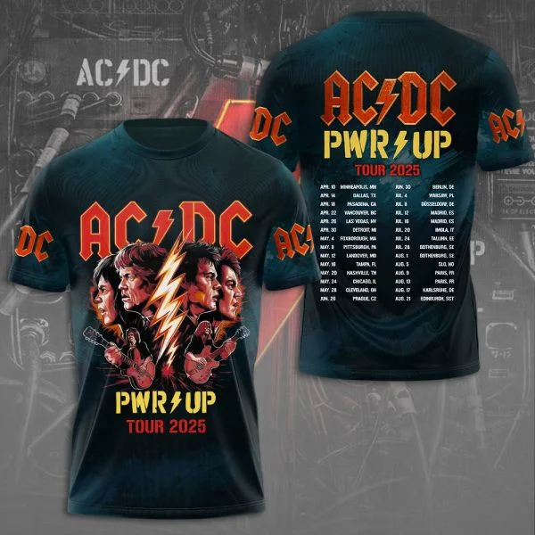 ACDC Pwr Up Tour 2025 Shirt