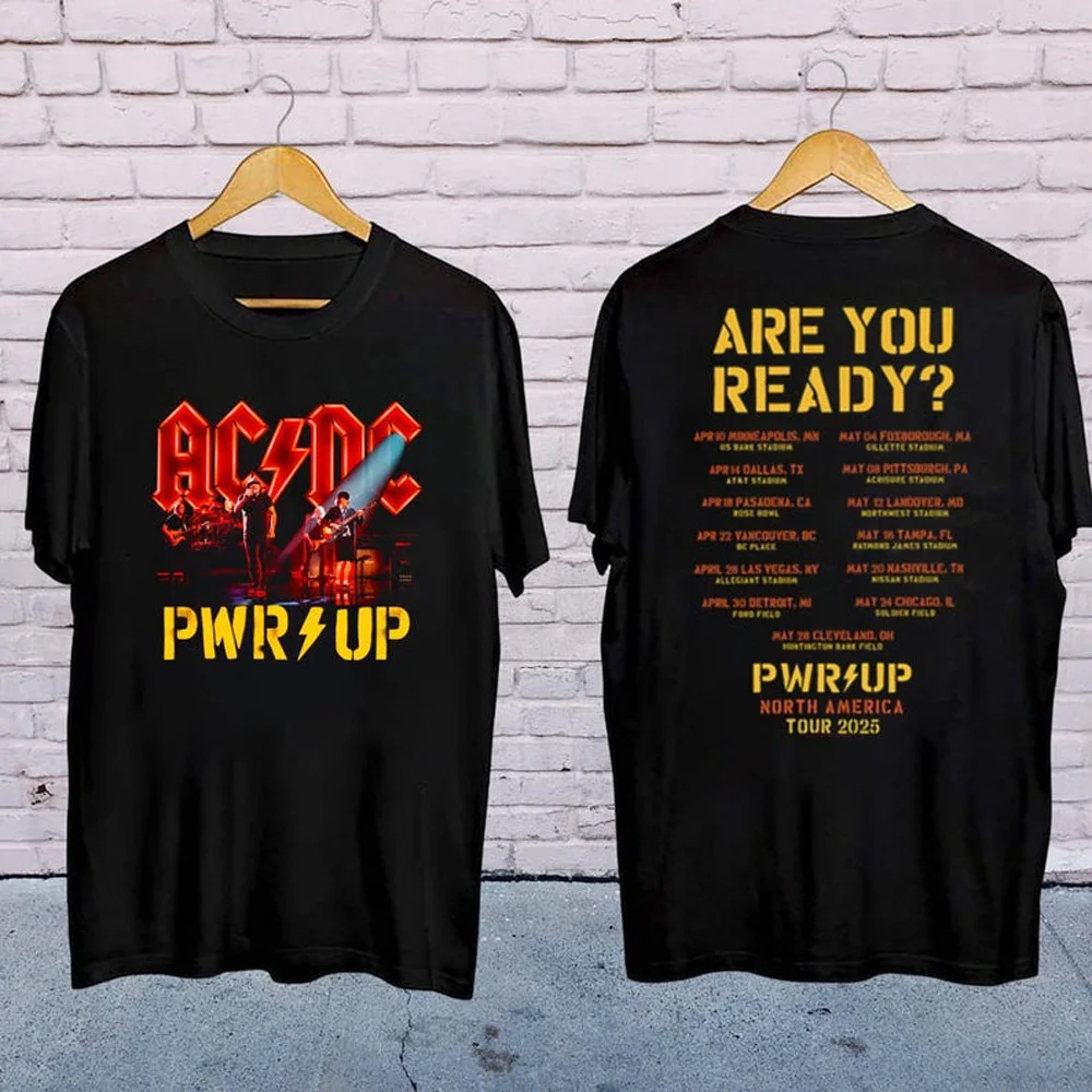 ACDC Pwr Up Tour 2025 T-Shirt Best