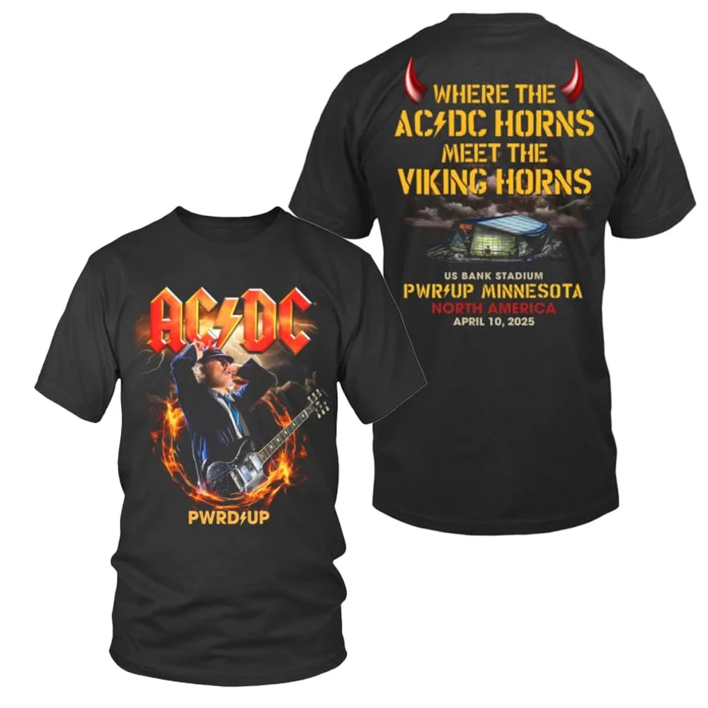 ACDC Pwr Up Tour 2025 T-Shirt Unique