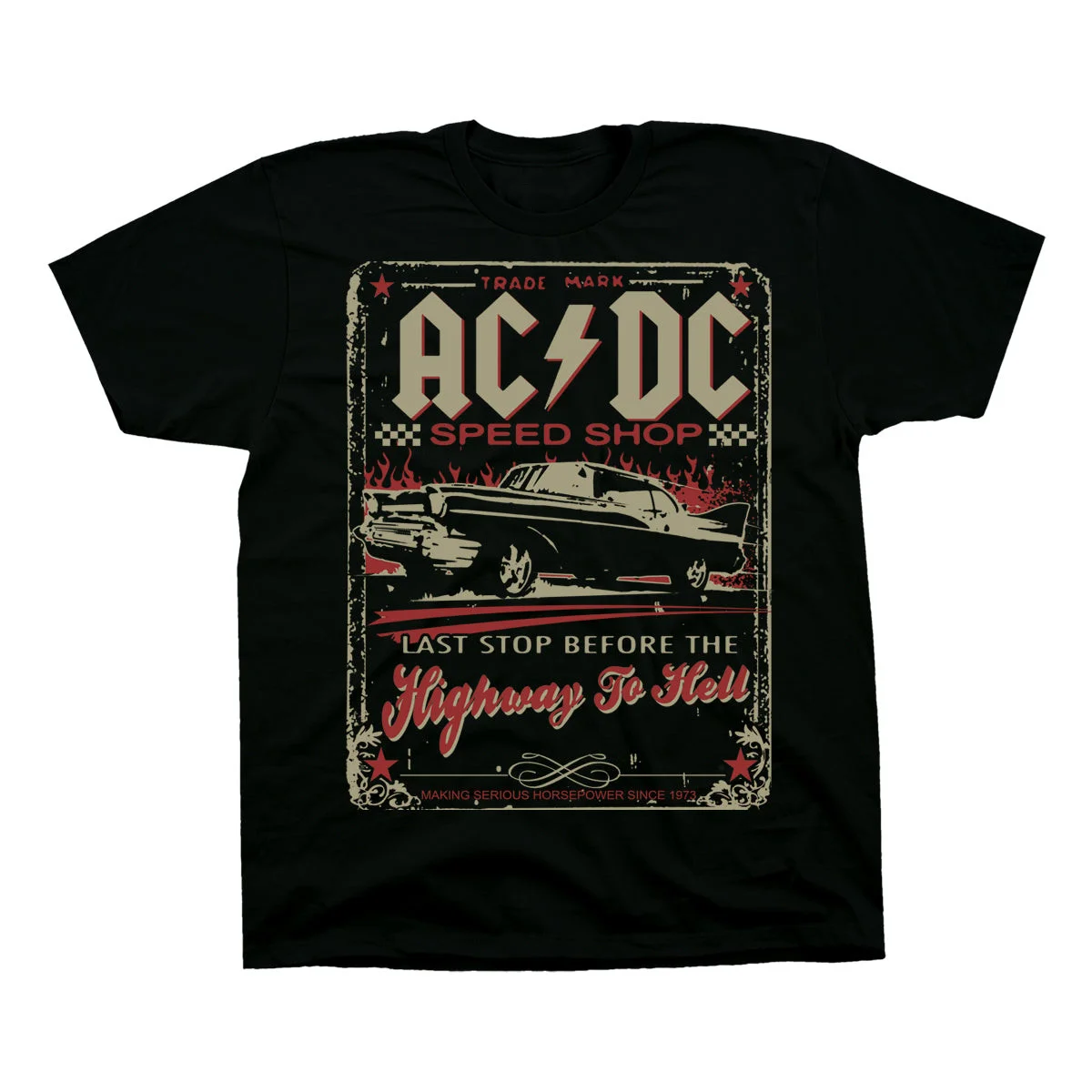 ACDC Speedshop Black T-shirt Top 10 Father's Day Gifts