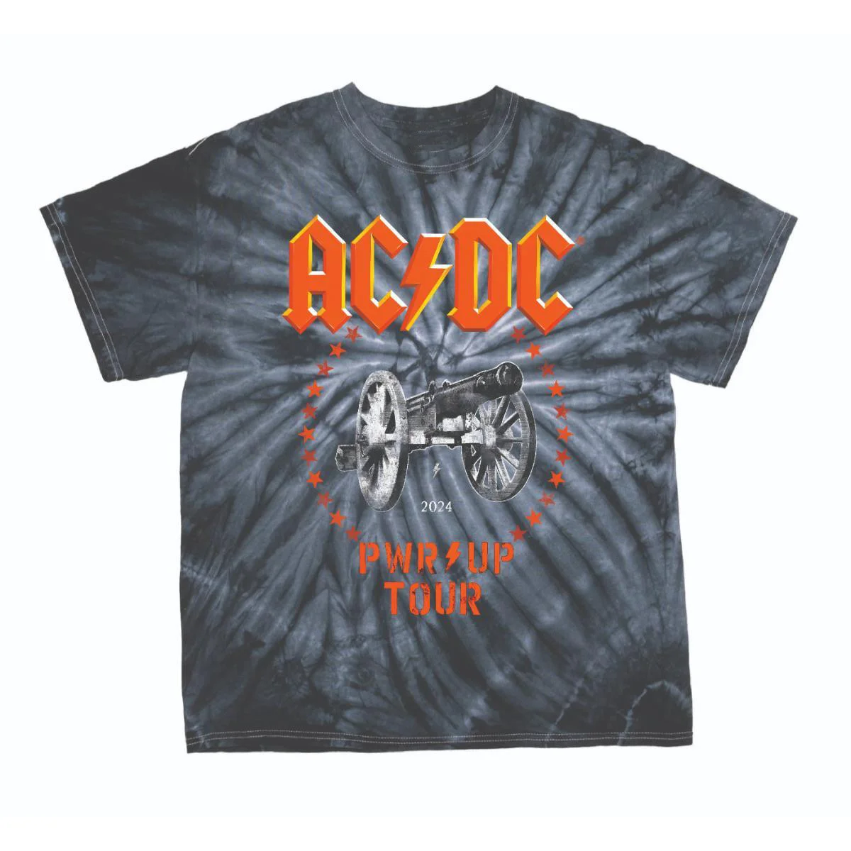AC DC PWR UP Tour Tie Dye T-Shirt