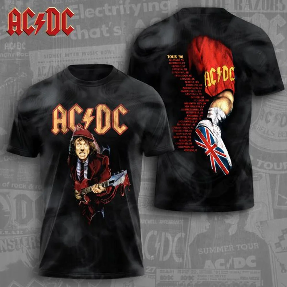 AC DC Pwr Up Tour 2025 Shirt ACDC Rock Band T-Shirt For Husband
