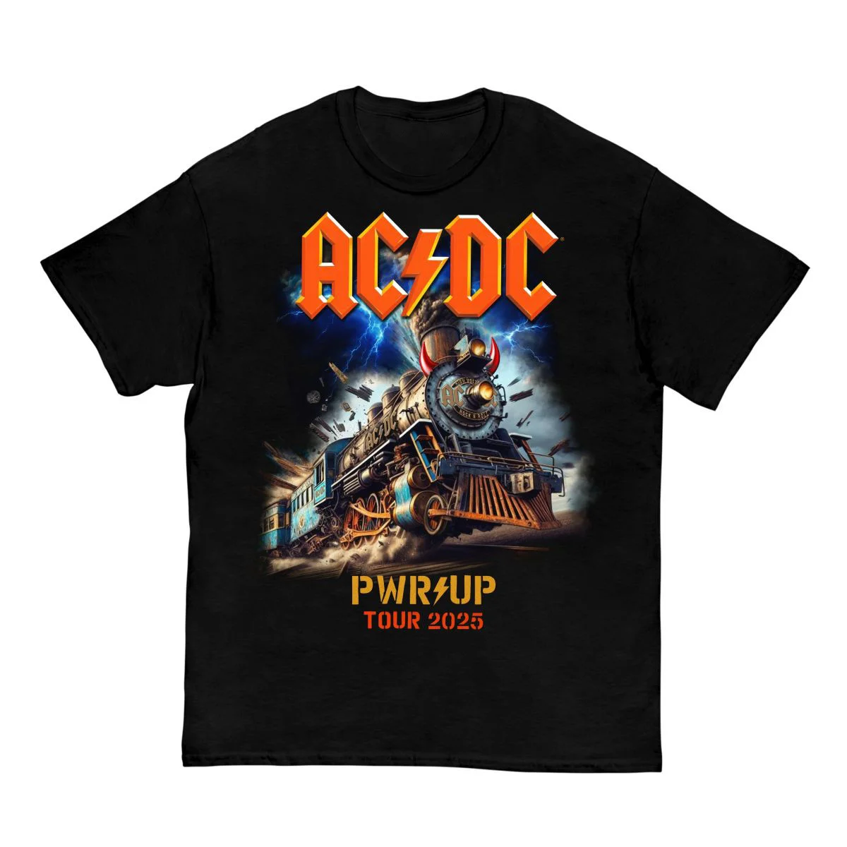AC DC Rock N Roll Train PWR UP Tour T-Shirtpecial Present For Mum