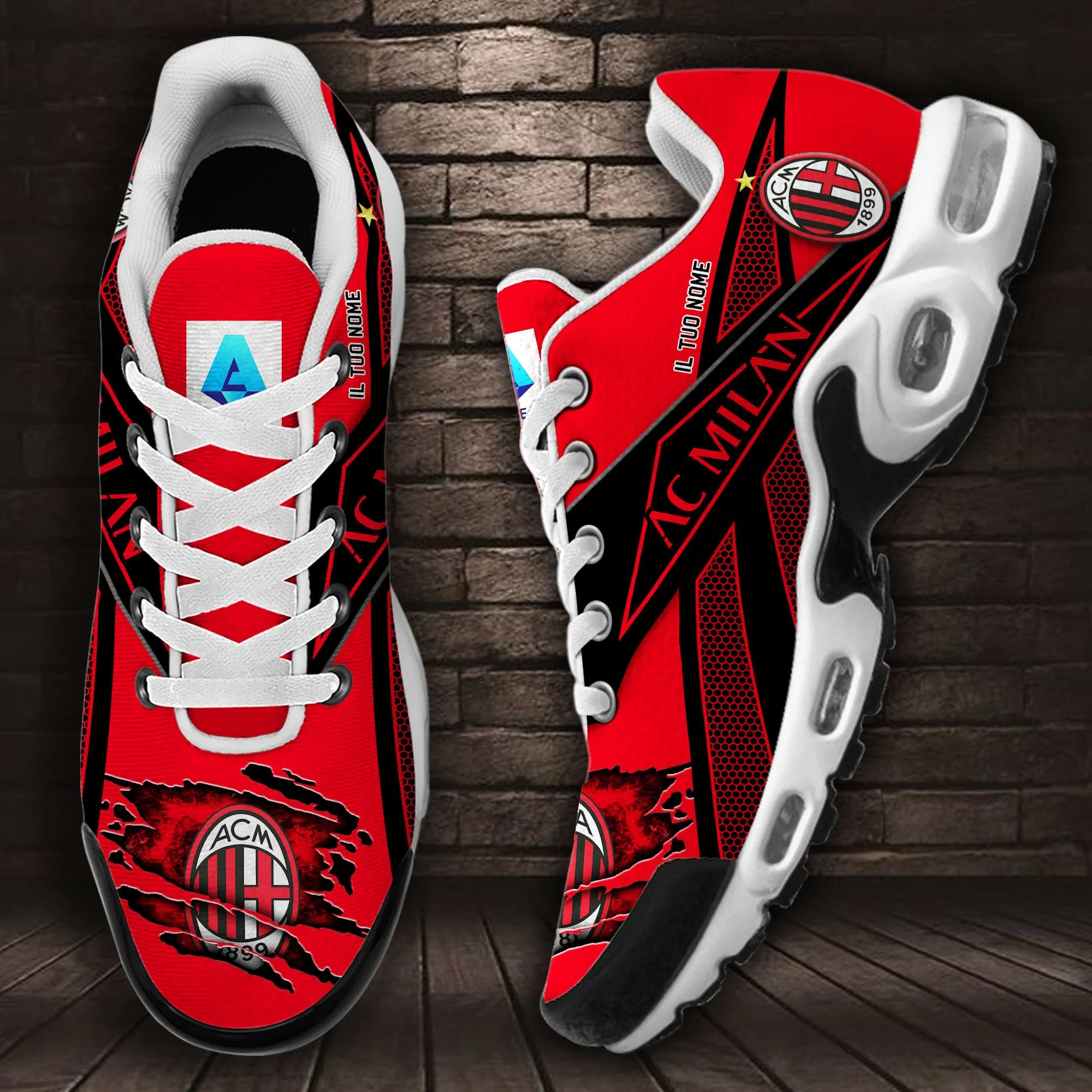 AC Milan Air Max Plus Shoes Sneakers For Men And Women