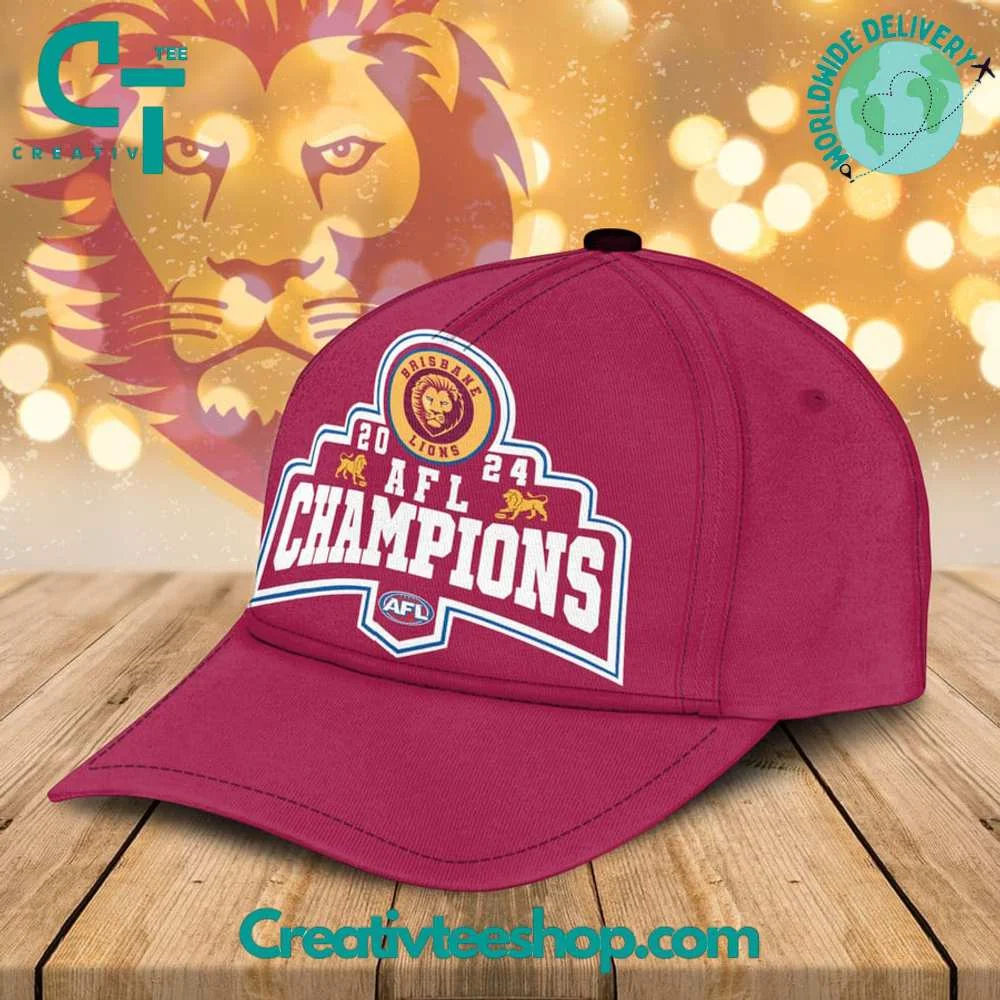 AFL Brisbane Lions National Champions 2024 Hat