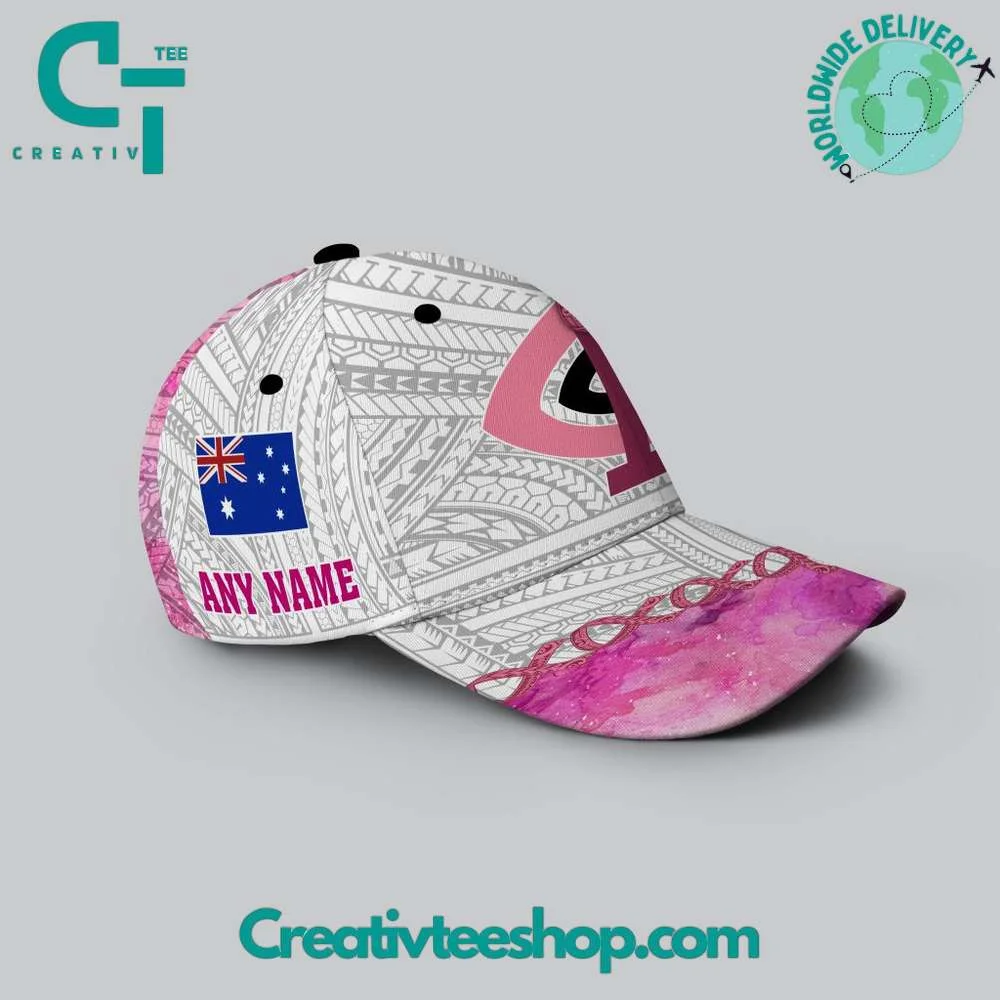 AFL Carlton Football Club We Fight Against Cancer With Samoa Spirit Custom Name Classic Cap
