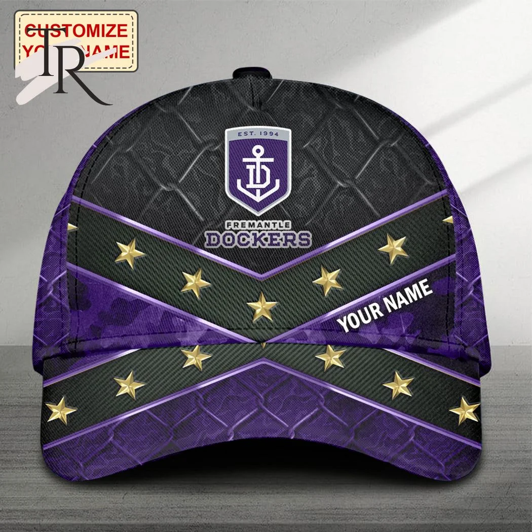 AFL Fremantle Dockers Customize Your Name Baseball Cap