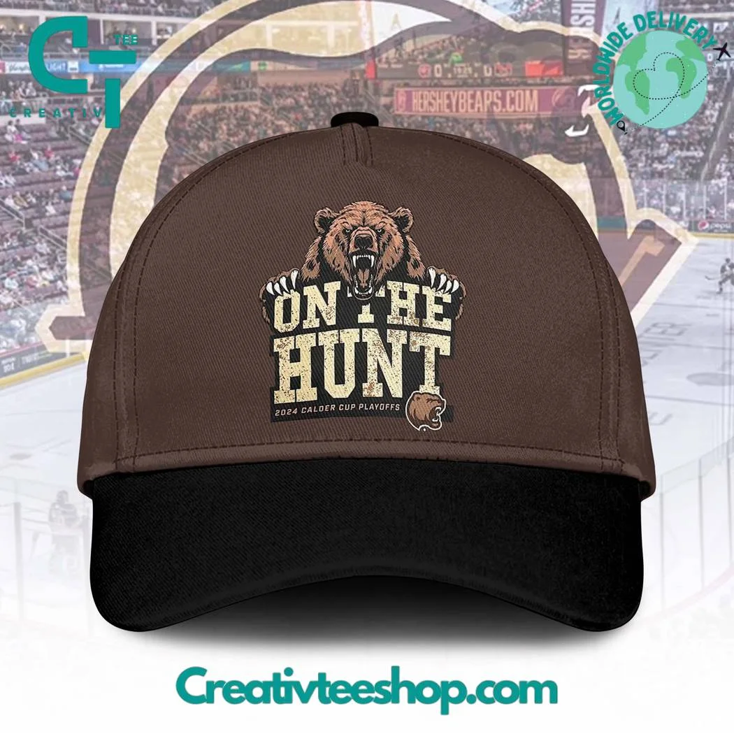 AHL Hershey Bears 2024 Calder Cup On The Hunt Hat