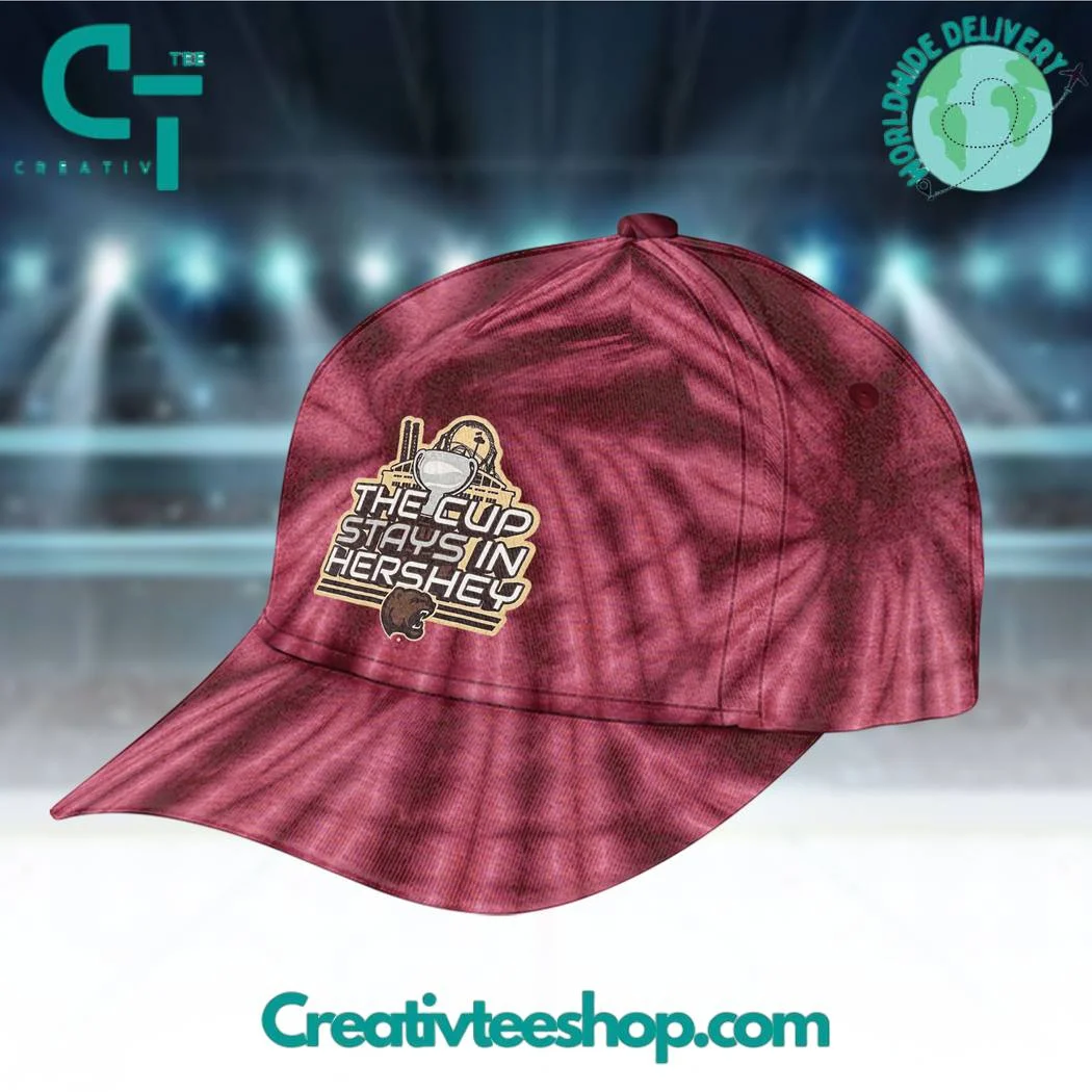 AHL Hershey Bears 2024 Calder Cup The Cup Stay in Hershey Hat