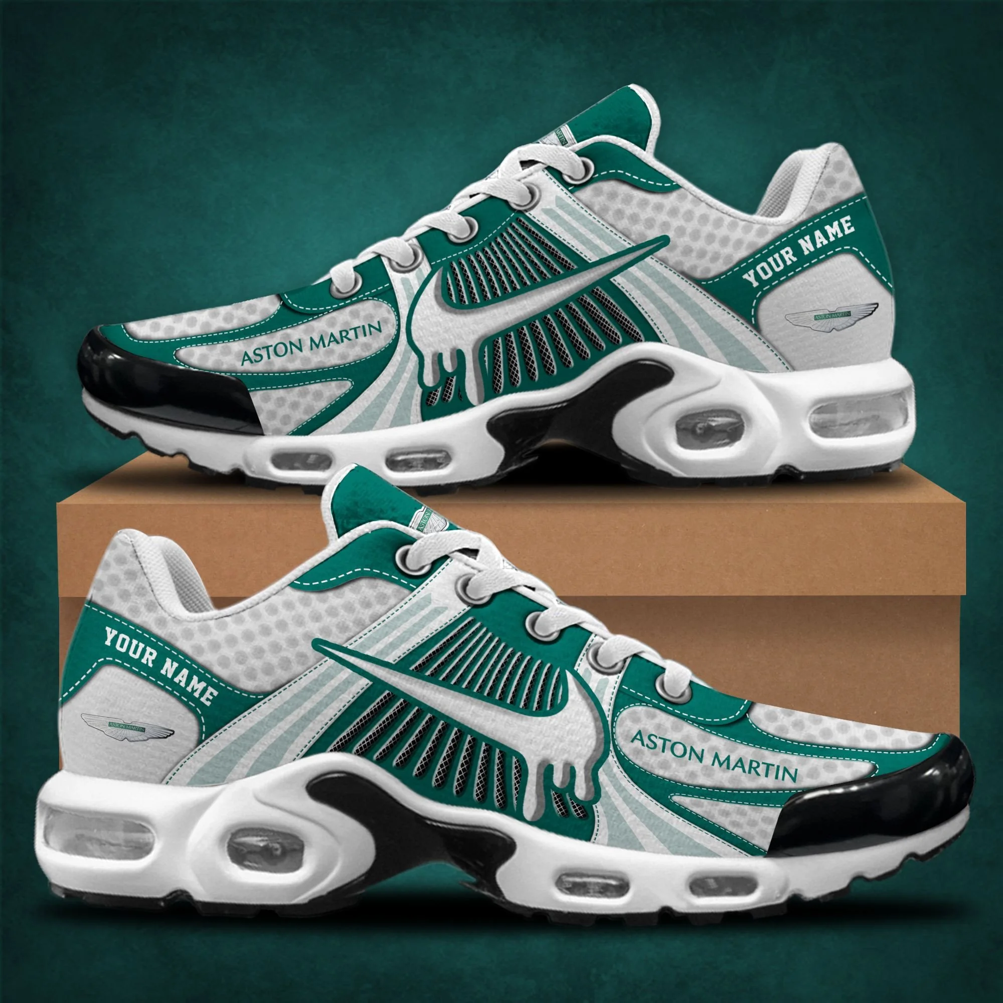 ASTON MARTIN Air Max Plus Shoes Sneakers For Men And Women