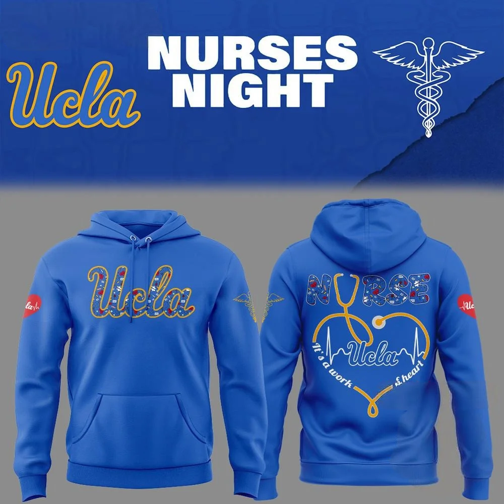 A UCLA Bruins NURSES NIGHT Hoodie Gift For Basketball Lover