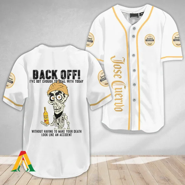 Achmed Back Off With Jose Cuervo Baseball Jersey Style9504