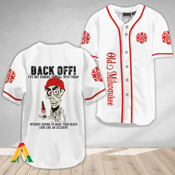 Achmed Back Off With Old Milwaukee Baseball Jersey Style8483