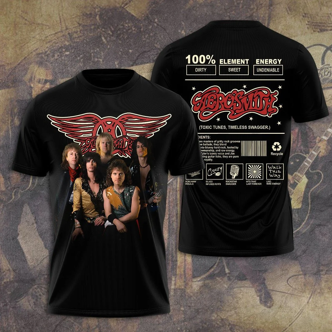 Aerosmith 3D T-Shirt