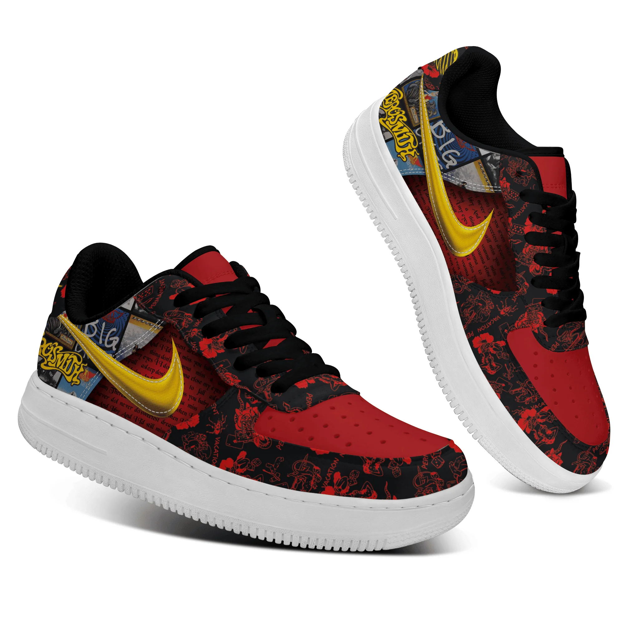 Aerosmith Air Low-Top Sneakers Shoes For Men And Women - Image 3
