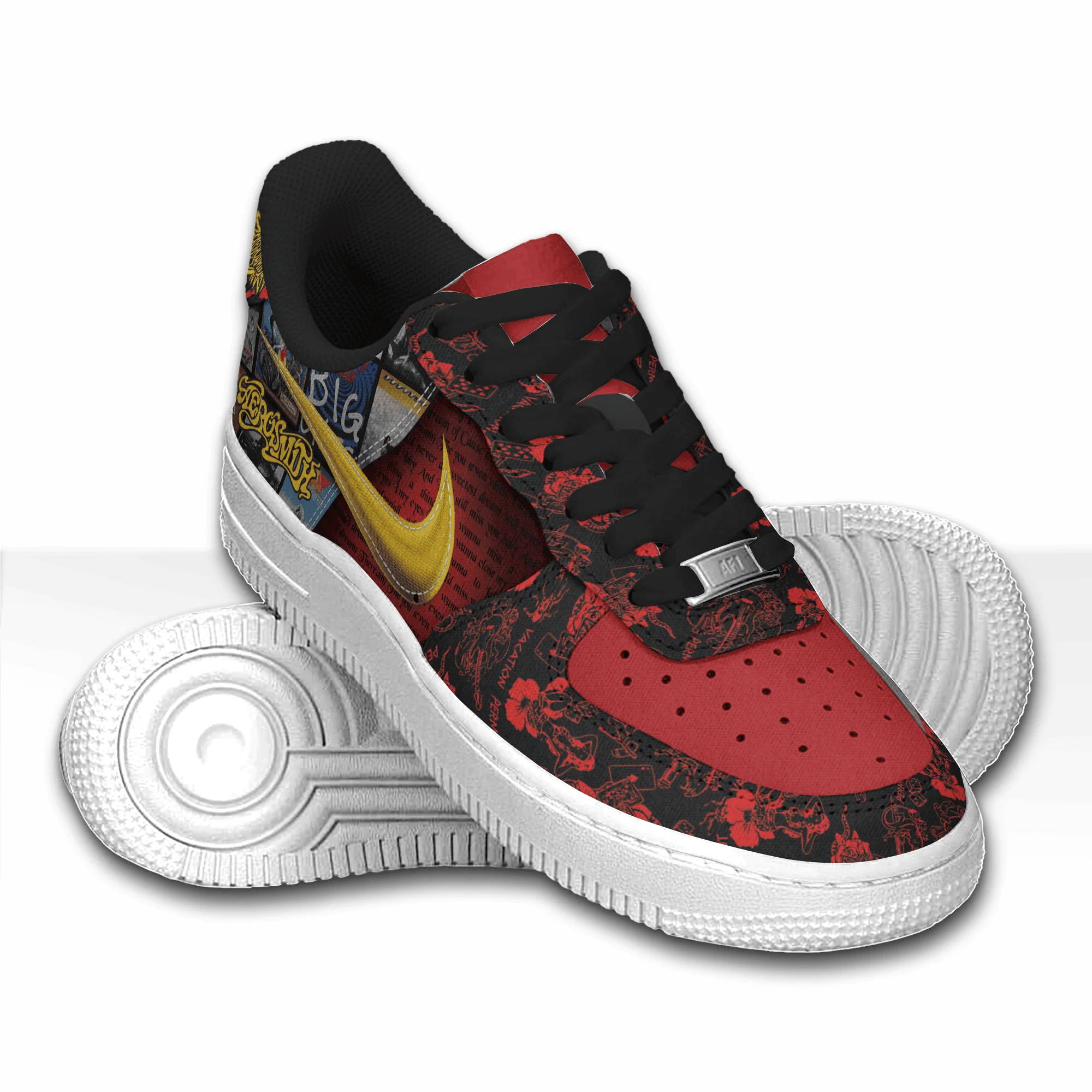 Aerosmith Air Low-Top Sneakers Shoes For Men And Women - Image 2