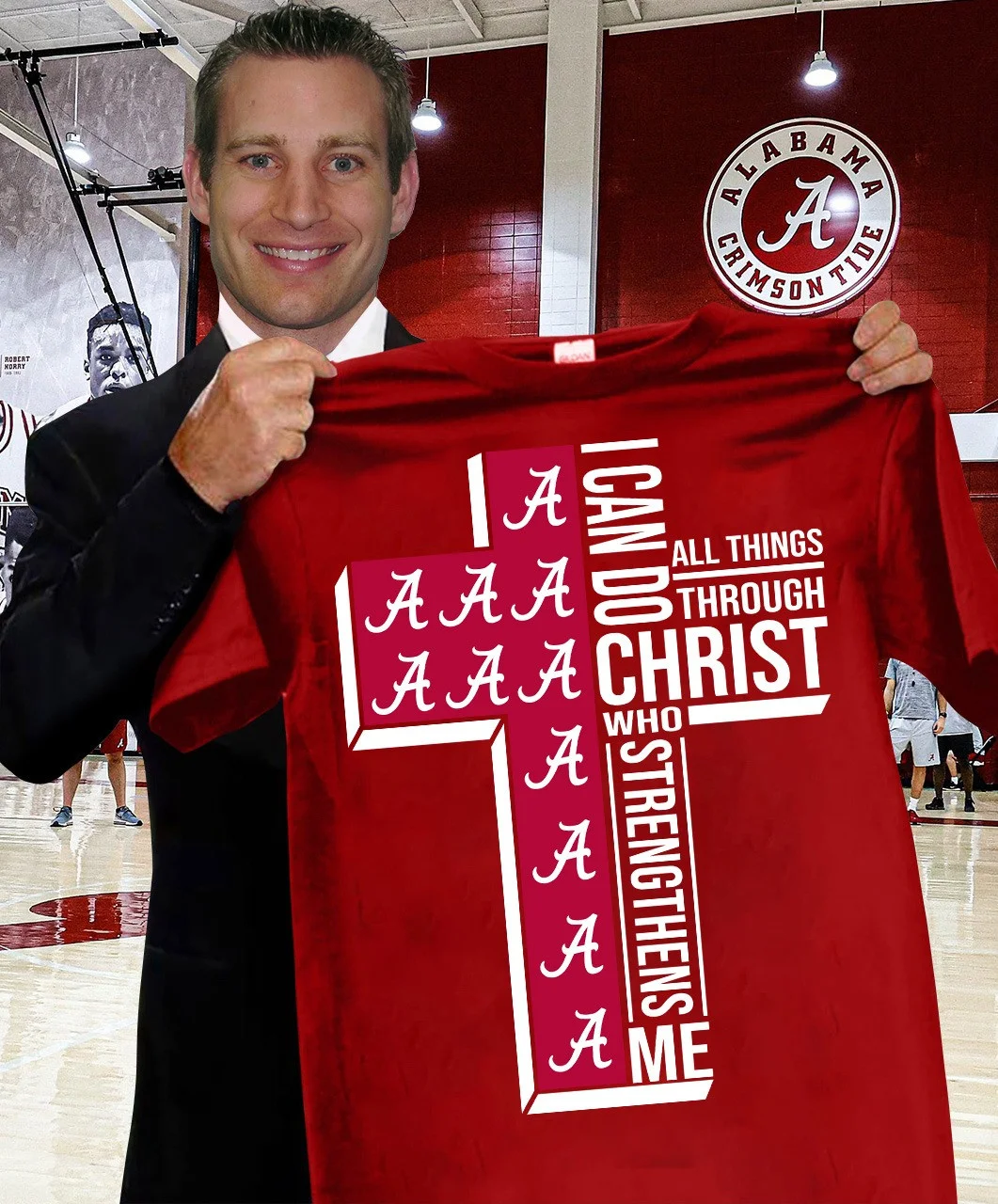 Alabama Faith T-Shirt I Can Do All Things Through Christ Who Strengthens Me