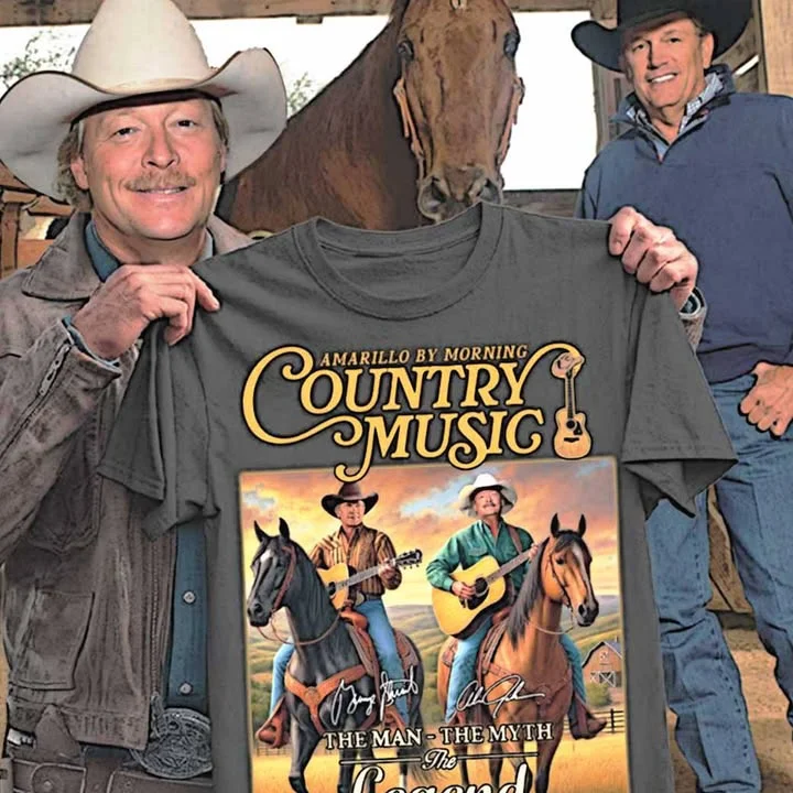 Alan Jackson And George Strait Country Music T-Shirt Best