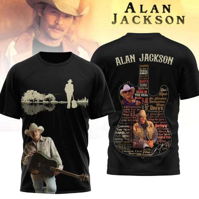Alan Jackson World Tour 2025 Thank You For The Memories T-Shirt